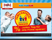 Tablet Screenshot of kino-kidsclub.de